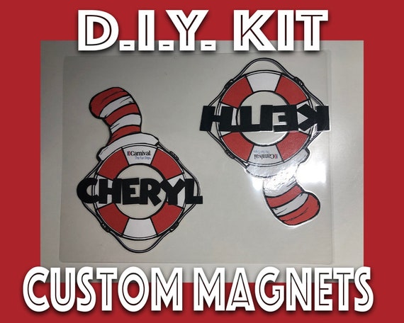 D I Y Self Cut Carnival Cruise Door Decoration Magnet Dr Etsy