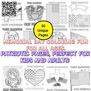 Memorial Day Coloring Page, Memorial Day Coloring Book, Memorial Day Coloring, Memorial Day Printables, Memorial Day PDF, Memorial Coloring