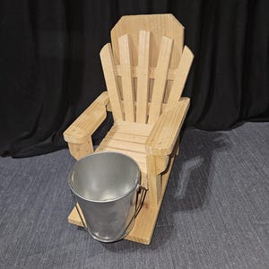Squirrel Feeder - Cedar Adirondack Chair