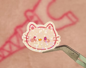 Deco Kitty Holo 3pc Sticker Set