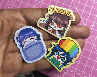 Genshin 3pc Sticker Set