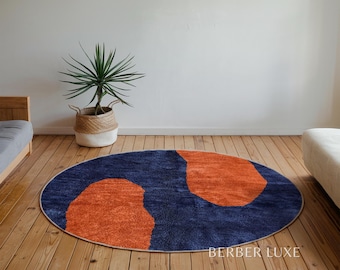 Braided Jute Round Rug: Boho Farmhouse Floor Mat