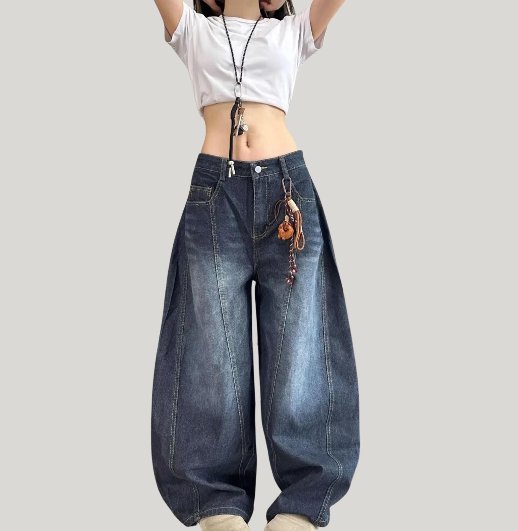 専用 JNCO ワイドレッグデニムパンツ Hangin' Jeans. 34