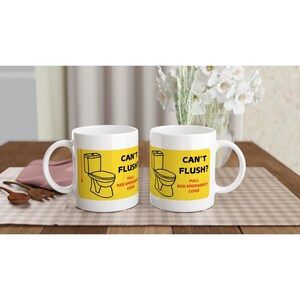 Silly Nurse Mug - Toilet Humor - Perfect Gift for Healthcare Workers - 11oz Ceramic Coffee Cup