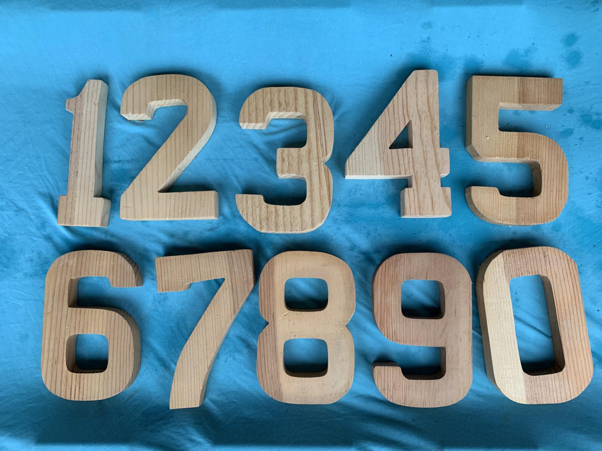 6 Inch Numbers - Etsy