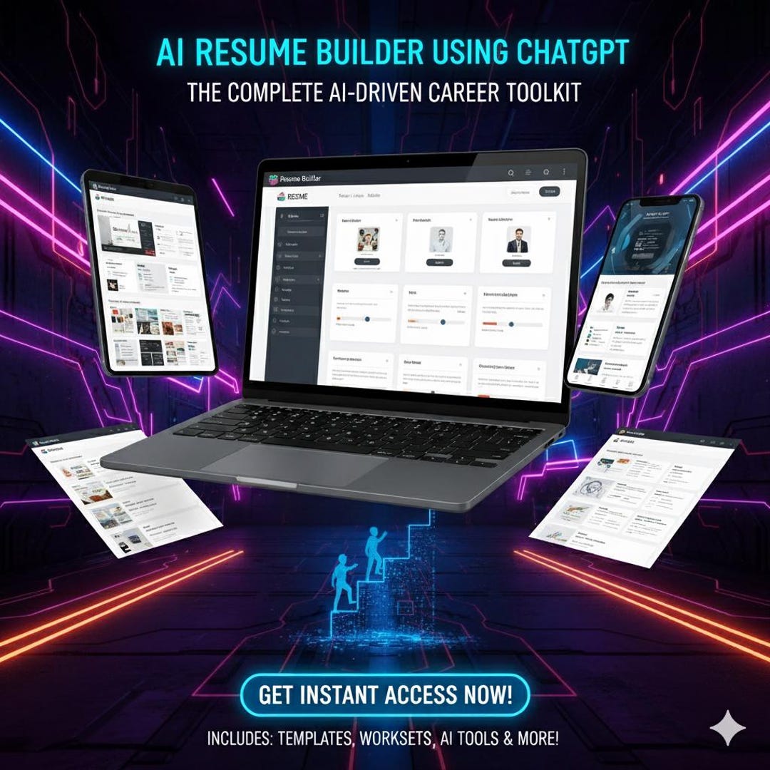 Ultimate Resume Builder Using AI - Etsy