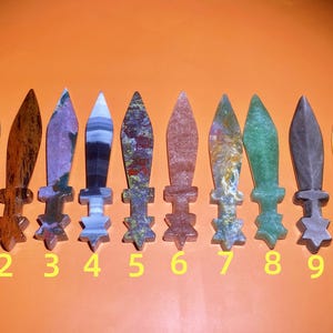 5.1&#39;&#39;+ Natural Quartz crystal,quartz crystal,Dagger skull,Home Decoration,hand carved,crystal knife,Crystal Gifts 1pc