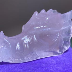3&#39;&#39;+ Natural rose quartz,quartz crystal,Dragon skull,Home Decoration,hand carved,crystal Dragon,Crystal Gifts 1pc