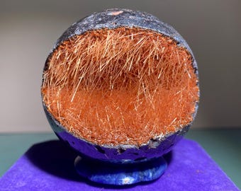 Magnetite Specimen,Orange copper ore,Crystal Sphere Cluster,crystal specimen,Goethite,Energy Crystal Gifts