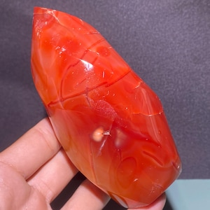 Natural Carnelian crystal flame,quartz crystal,Home Decoration,hand carved,crystal flame,Halloween gifts