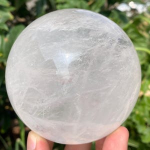 88mm Natural Clear crystal,quartz crystal,Crystal sphere,Home Decoration,hand carved,crystal ball,Crystal Gifts RR-2