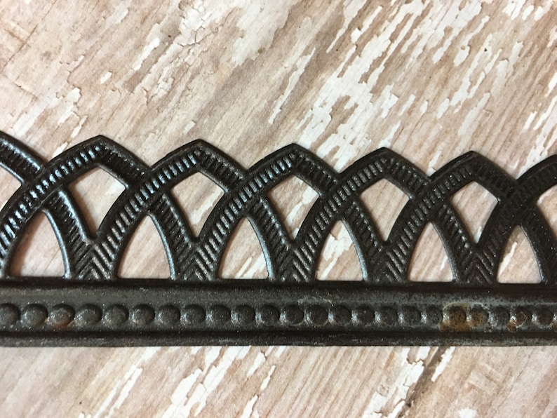 Decorative Metal Trim Crown Trim 12 Inches Metal Embossed Etsy