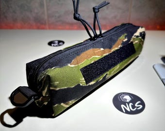 Zippered Tool Pod Pouch, Art Supply Bag, Pen Pouch, Long Zip, Screwdriver Storage