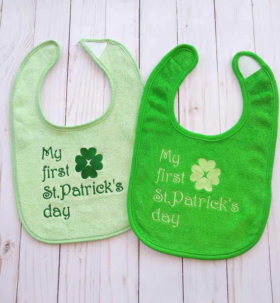 st patricks day bib