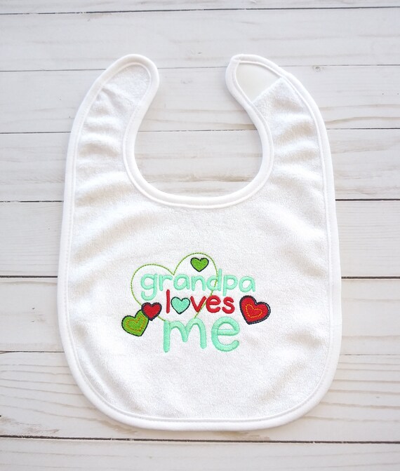 grandpa baby bibs