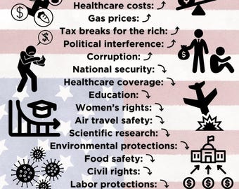 Printable Anti Trump flyer anti MAGA flyer MAGAmerica flyer instant download 300 DPI upsize to poster downsize to mini flyer print at home