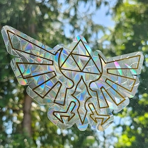 Adesivo per finestra con acchiappasole Fantasy Crest