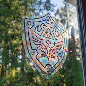 Hero Shield Window Cling Suncatcher Decal