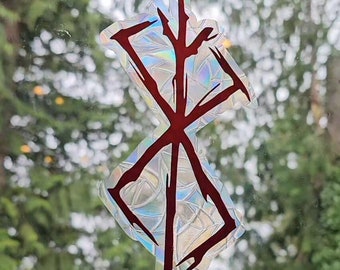 Anime Brand of Sacrifice Window Sticker Suncatcher Cling
