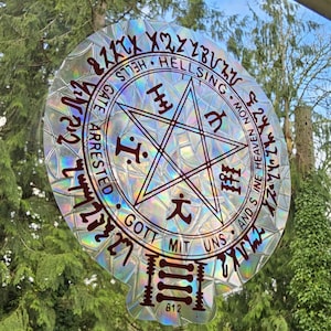 Vampire Anime Seal Decal Window Sticker Suncatcher