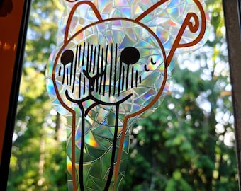 Falling Merry Pirate Anime Shiphead | Suncatcher Window Cling