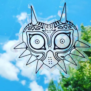 Legend of Zelda Majoras Mask Suncatcher Window Cling Decal
