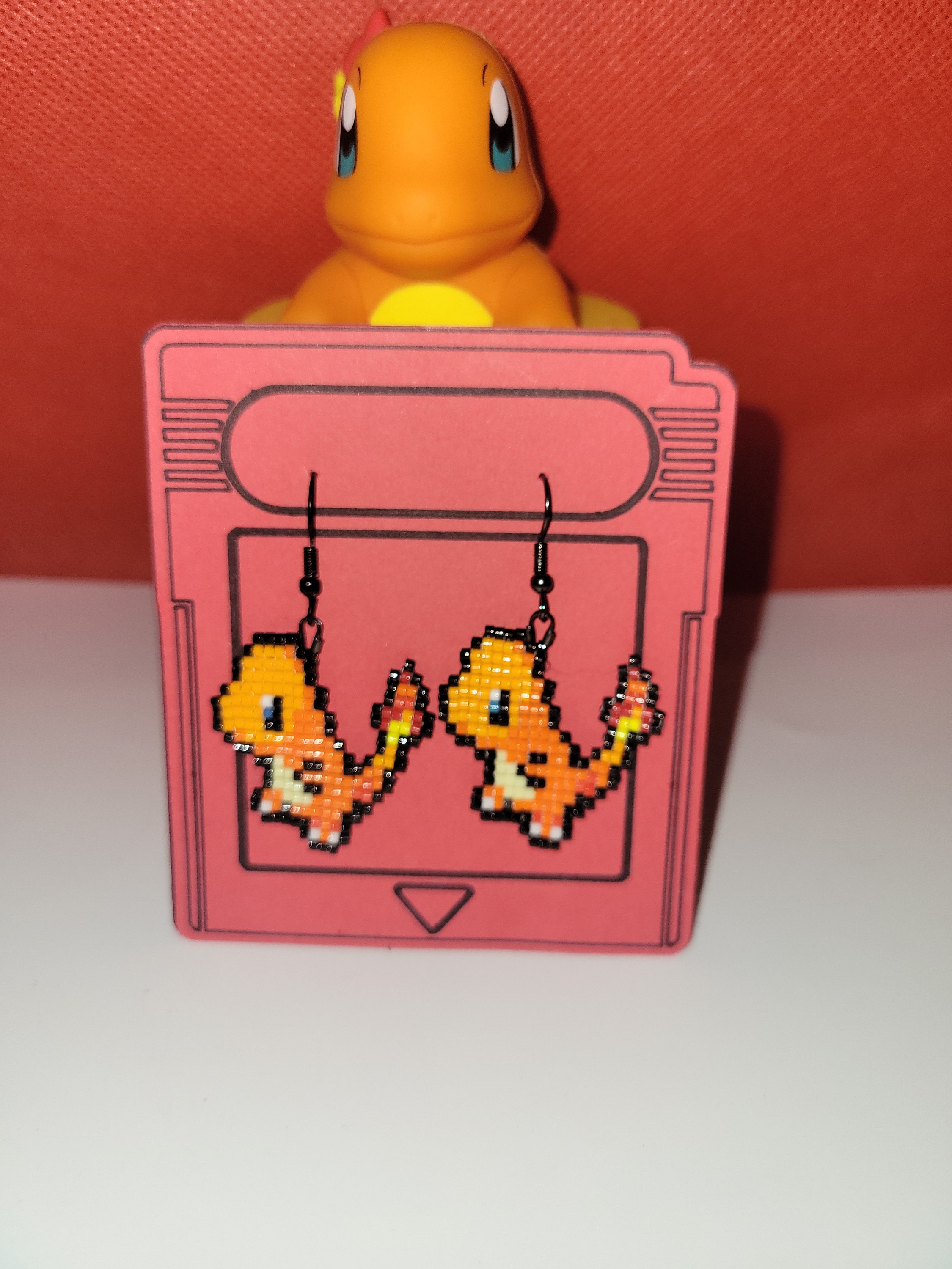 Charmander Earrings Etsy