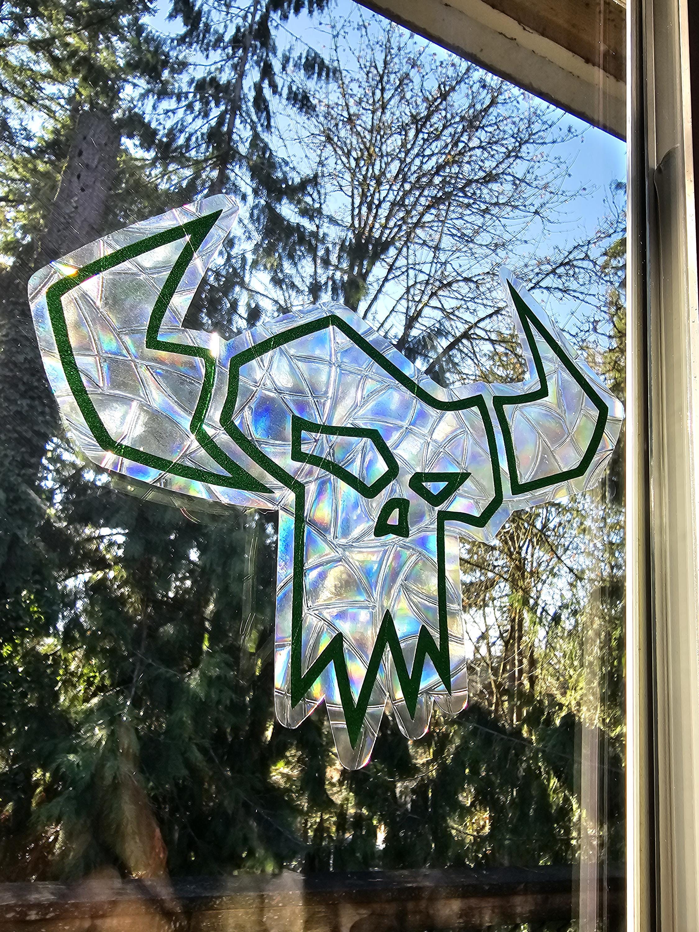40K Window Suncatcher Window Sticker Decal | Renter Friendly | Reusable ...