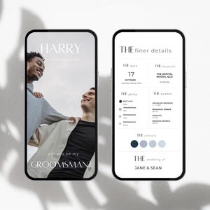 Vuoi essere il mio testimone di nozze? Invito per la proposta di matrimonio del testimone di nozze, download digitale modificabile, accesso immediato, invito per la presentazione - MWC010