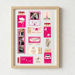 Custom Matchbook Art, Retro Matchbook Wall Art, Personalized Matchbox Print, Matchbook Poster, Custom Matchbox Print Art, Digital Wall Art