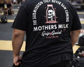 Mother’s Milk Smother BJJ T-Shirt – Brazilian Jiu-Jitsu Grappling Tee – Submission Apparel for Grapplers