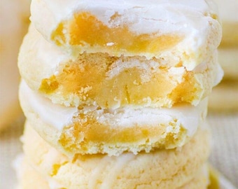 Soft Cream Cheese Lemon Cookies Recipe PDF | Tangy & Chewy Dessert | Easy Baking Printable