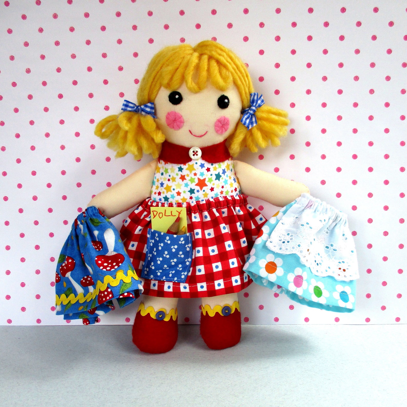 2 PATTERN DEAL Little Dolly and Dolly on a Bag Sewing Etsy UK