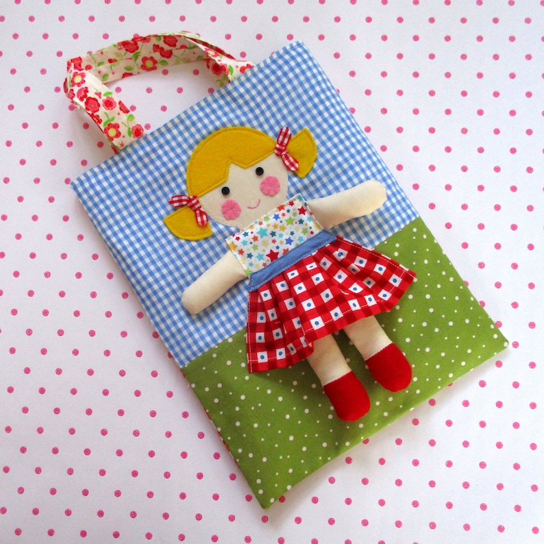 Dolly on a Bag Tote Bag Sewing Pattern Child's Bag Etsy
