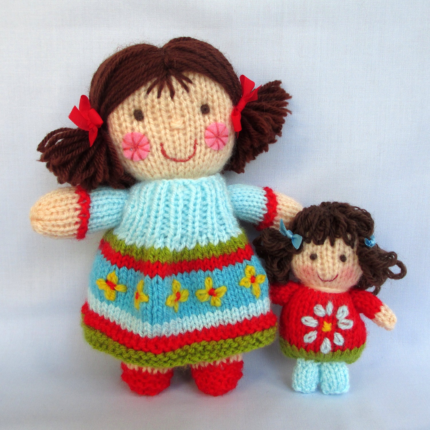 8 LITTLE DOLLS Jenny and Jolly Dollies 4 8 Etsy