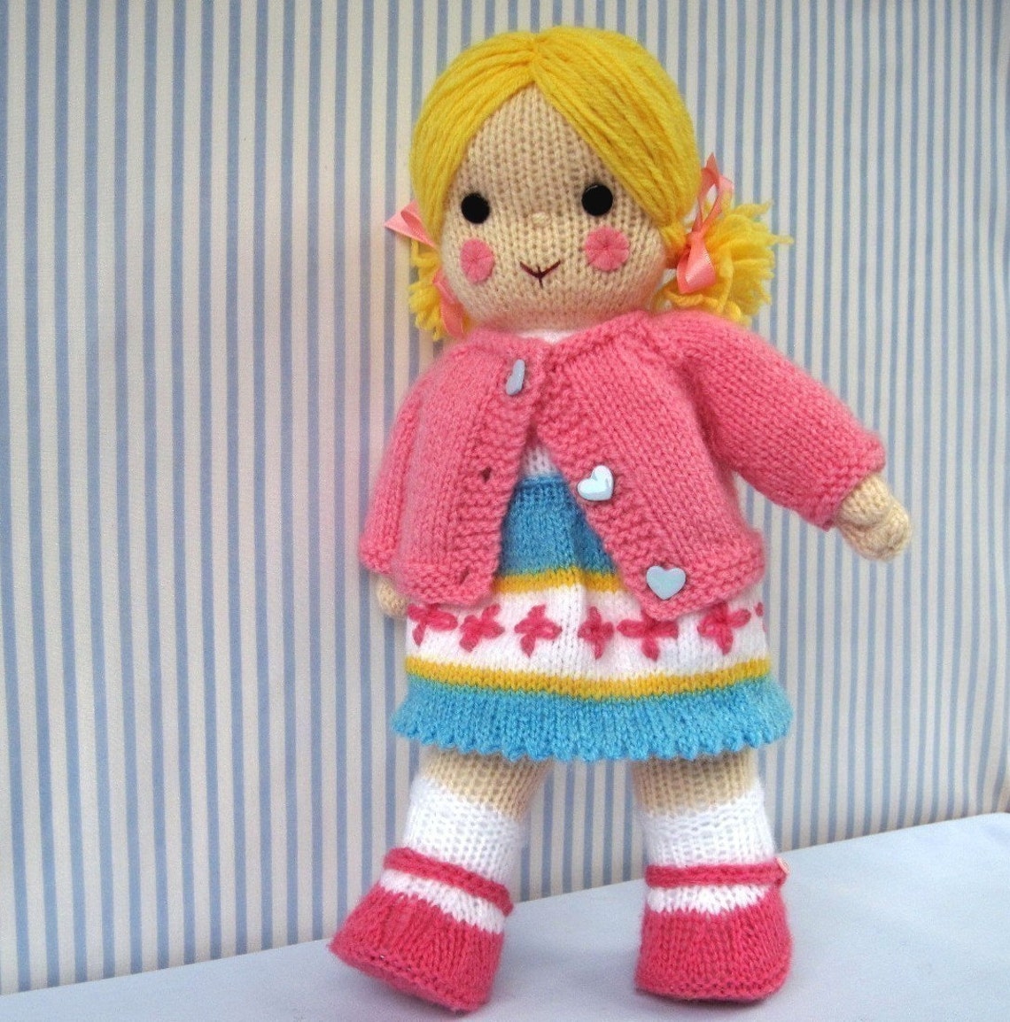Polly and Kate 13 33cm Doll Knitting Pattern Toy - Etsy Australia
