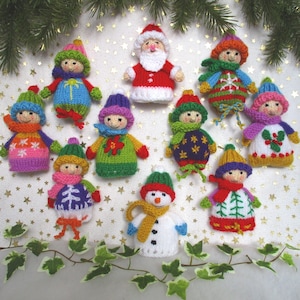 10 Christmas Favour Bags, Bottle Toppers, Secret Santa, 4&quot; Party Bags, Christmas Decorations, Egg Cosies, Pdf instant download