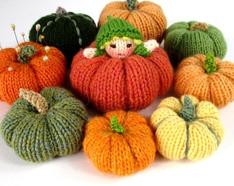 Pumpkin Baby in a Pumpkin Patch - Halloween table decoration - Bowl filler - Pin Cushion - PDF instant download