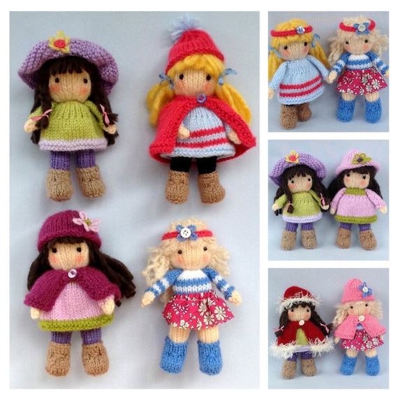 Knitted dolls outlet clothes for sale