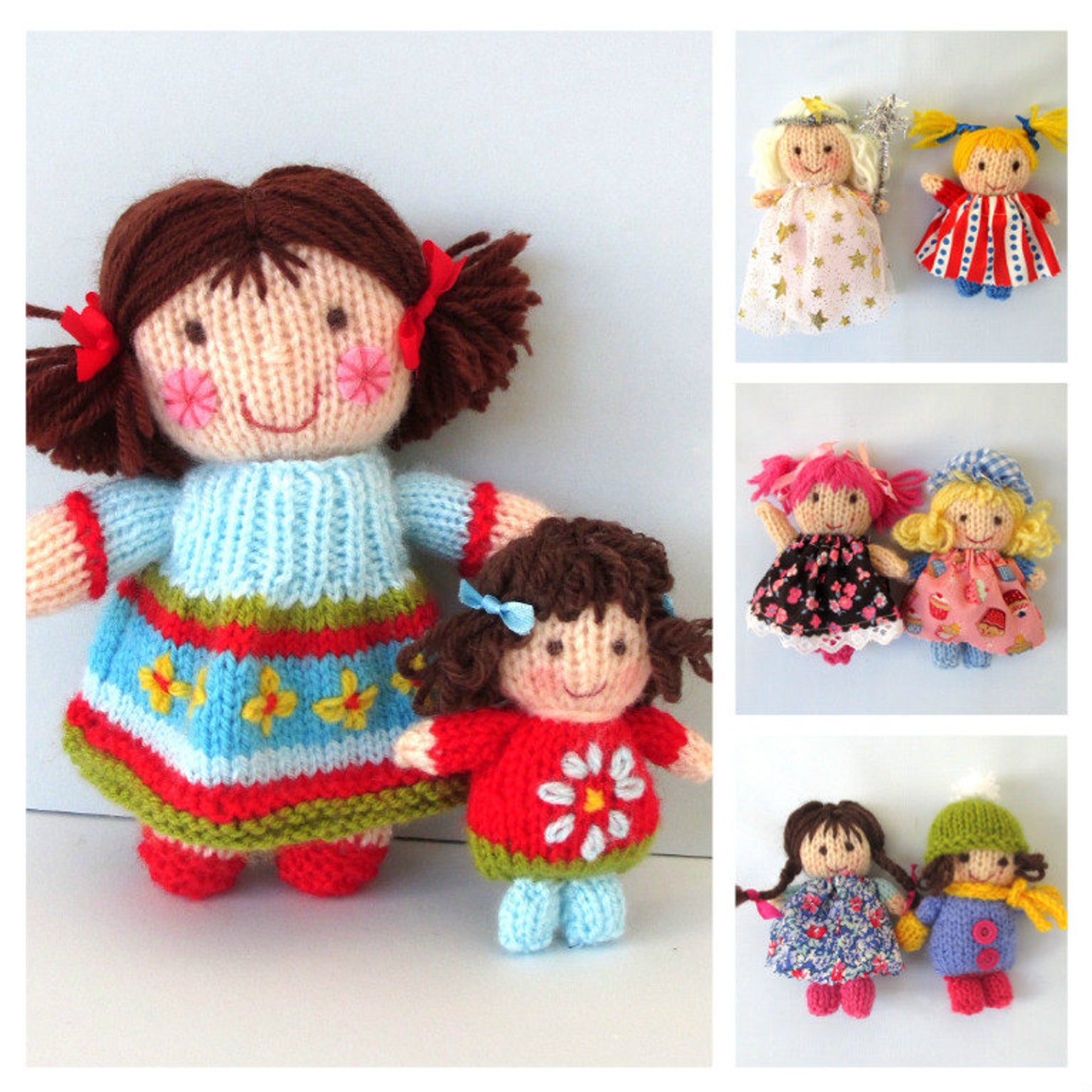 8 LITTLE DOLLS Jenny and Jolly Dollies 4 8 Etsy