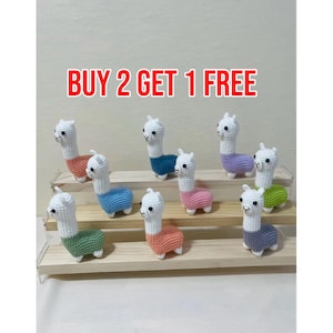 Crochet Alpaca Plush – Keychain Alpaca Crochet Llama - Handmade Amigurumi Animal Toy – Llama Desk Decor or Keychain – Gift for Kids, Friends