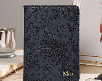 Personalized Embossed Flower  Kindle Case, All New Kindle Paperwhite 12th 7'' Case Kindle 11th 6" 2024 Cover with Auto Wake and Sleep