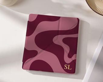 Abstract BOOX Case, Red E-Reader Cover, Minimalist Tablet Case, Stylish BOOX Note Air Cover, Reader Gift