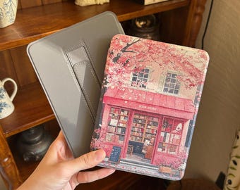 Bookstore Kindle Paperwhite Cover: Magnetic Back, Auto Wake/Sleep