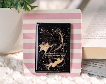 Drachen Vierter Flügel Kindle Griff: Magnetischer E-Reader Halter aus Acrylharz