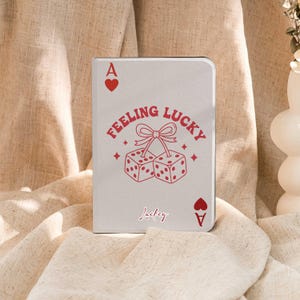 Feeling Lucky iPad Case with Pencil Holder: Book or Flip Style, Auto Wake/Sleep