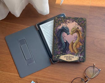 Funda para Kindle Paperwhite Dragon: Funda magnética Fourth Wing