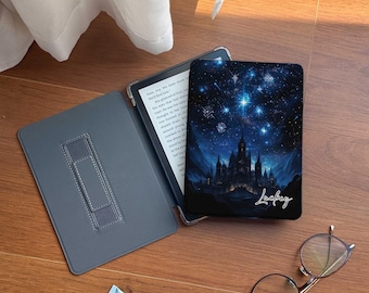 Capa Kindle Paperwhite Starry Castle: parte traseira magnética, ativação/repouso automático