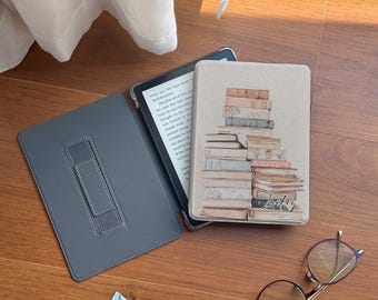 Étui Bookish pour Kindle Paperwhite 12e génération : veille/réveil automatique, dos magnétique