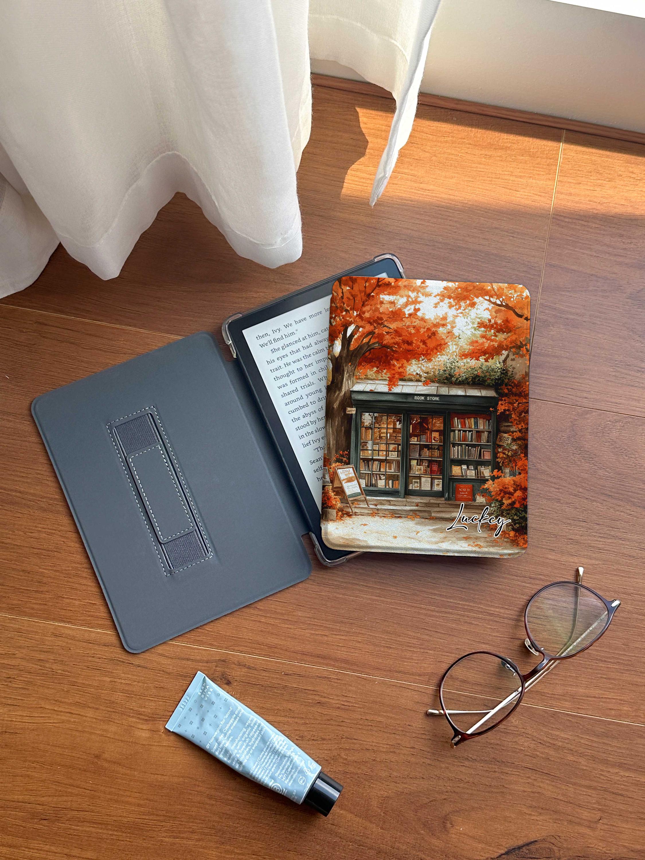 Kindle Paperwhite 第7世代/第12世代用ケース：ブックストアの秋の